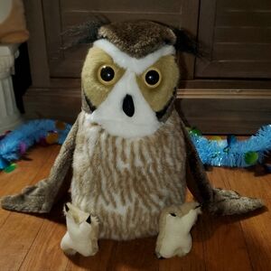 Realistic Owl Stuffed Animal